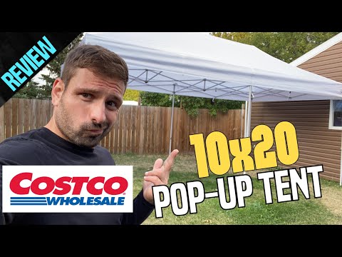 Costco Popup Canopy Kit 10×20 Hybrid OOL - Unboxing - Review - Setup