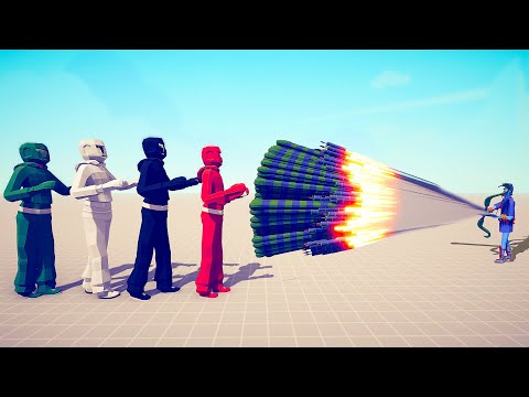 BOXER COLOR PACK vs EVERY GOD - Totally Accurate Battle Simulator TABS