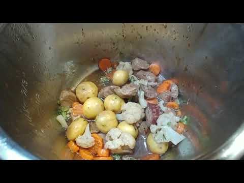 quick and easy beef stew instant pot in only 4 minutes...