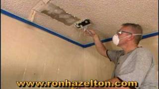 How to Remove a Popcorn Ceiling
