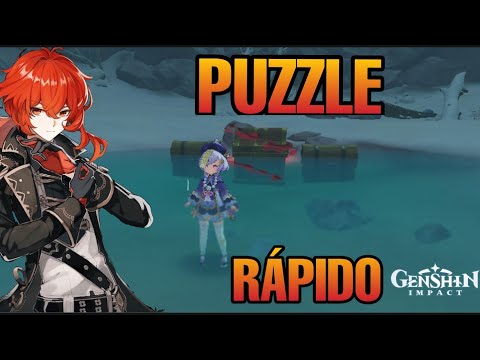 ESPINHA DO DRAGÃO PUZZLE RAPIDO - GENSHIN IMPACT