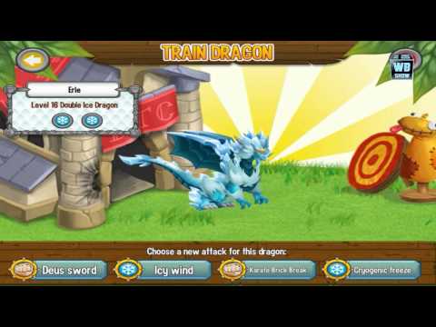 Dragon City: Double Ice Battle & Skills