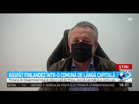 Răsfăț finlandez într-o comună de lângă București: Trebuie să fim în pas cu celelate ţăr