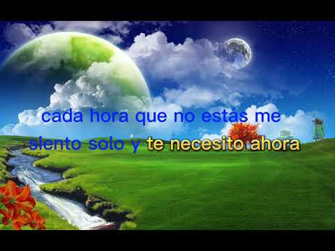 Karaoke De Solamente Suit Te Necesito