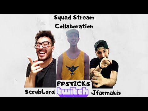 RANK 8 GBL BATTLES | TWITCH SQUAD STREAM FEAT FPSTICKS, SCRUBLORD AND JFARMAKIS