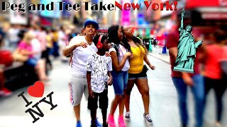 Peg and Tee Take NEW YORK! ~ Lesbian Vloggers~ Lesbian family