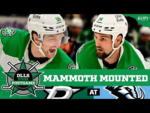 Stars Beat Mammoth 3-2, Sweep 3-Game Road Trip | DLLS STARS POSTGAME