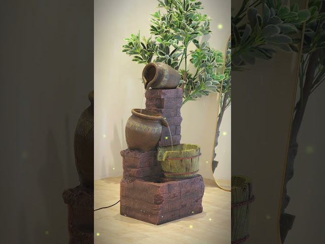 نوافير ديكور منزلي بإضاءة -B-02-02