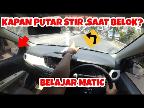 START START STEERING WHEN TURNING ||LEARNING TO DRIVE AN AUTOMATIC CAR||beginner class