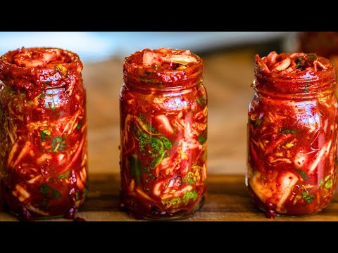 BEST and EASY Vegan Kimchi Recipe.