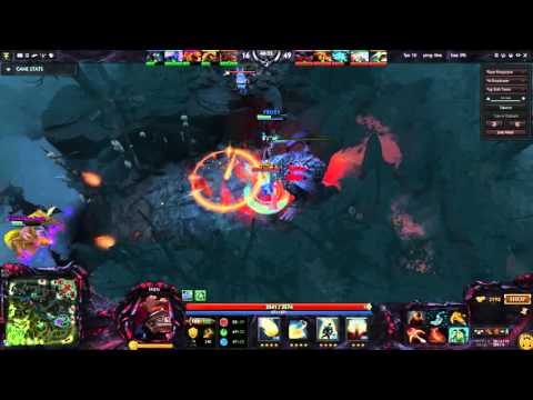 DOTA 2 Sven vs Roshan, Dragon Knight and Terrorblade