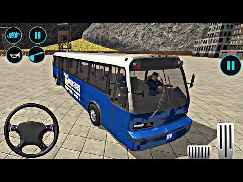 Police Bus Driving Sim : Off road Transport Duty 🚌💥  Gameplay 51 || Bus Games || Knight Gameplay