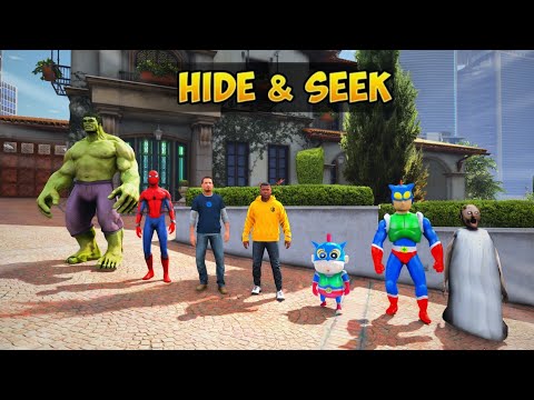 Franklin And Shinchan Playing HIDE & SEEK in GTA 5 !