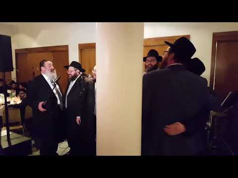 Sufrin brothers Sing shaleach teshalach es hoeim at a family wedding
