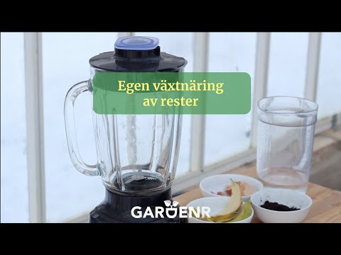 Egen växtnäring av rester - Trädgårdshacks med GardenR