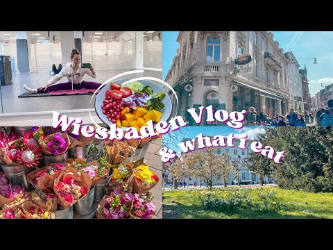 WIESBADEN VLOG// what i eat in a day: healthy & balanced, Gym, Kurpark & Casino, spend a day with me