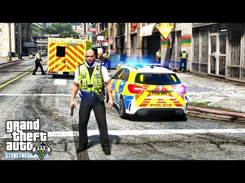 GTA 5 MODS LSPDFR 1077 - BRITISH PATROL!!! (GTA 5 REAL LIFE PC MOD)