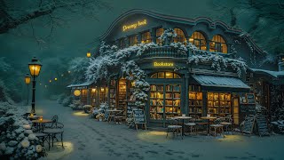 Write Your Story With Snow-Covered Bookstore ❄️ Dreamy Dark Academia | Enchanting Piano & Cello