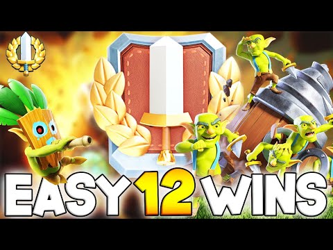 BEST DECK FOR GRAND CHALLENGE IN CLASH ROYALE! EASY 12 WINS!