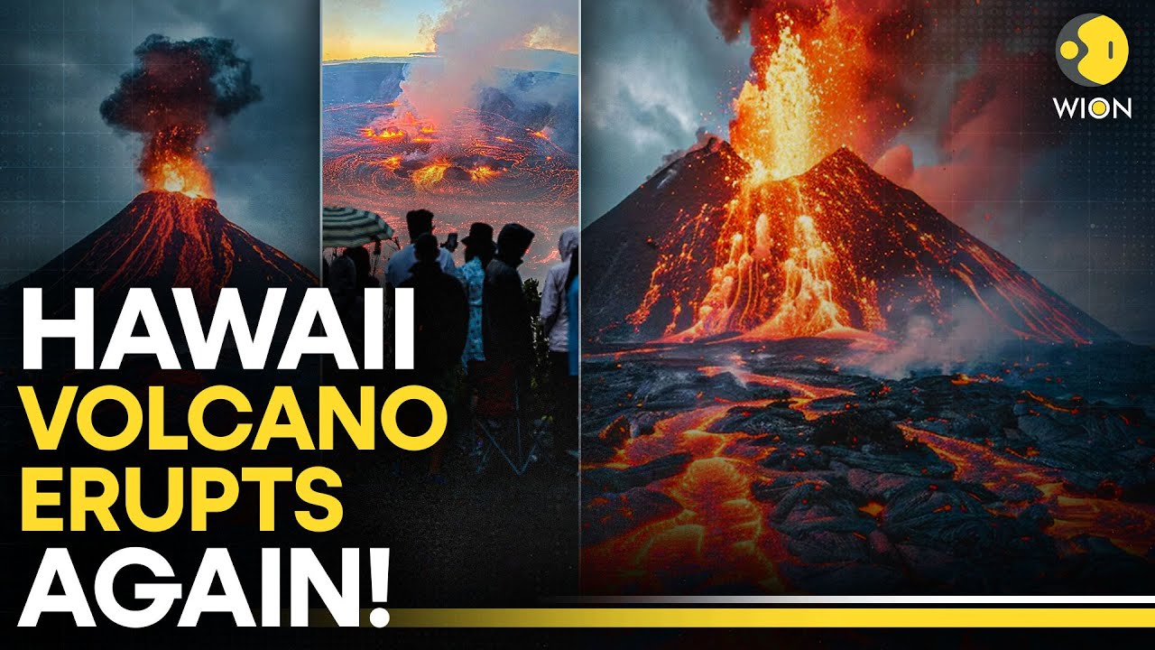 Kilauea Volcano LIVE: Hawaii’s Kilauea Volcano Erupts Again! Lava & Ash Spreads Across Hawaii | WION