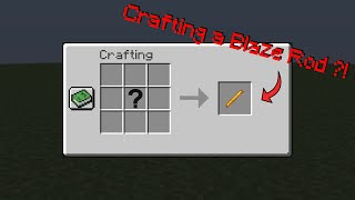 How to craft BLAZE ROD in Minecraft