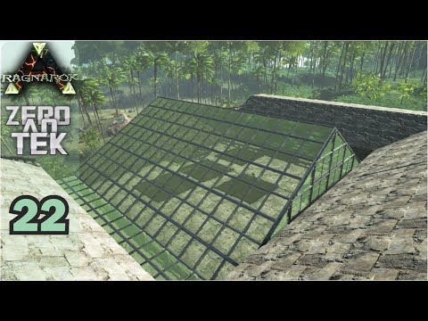 CONSTRUÍMOS UMA ESTUFA GIGANTE! - ZERO AO TEK - RAGNAROK - EP 22