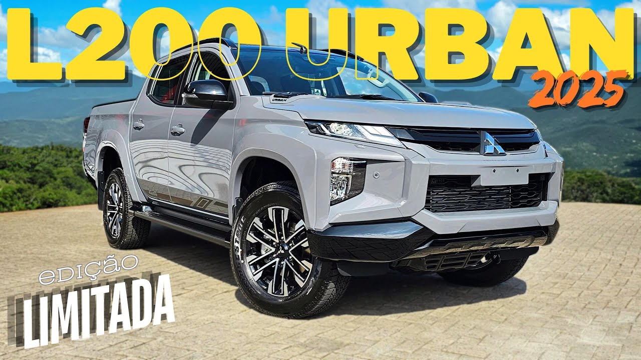 Mitsubishi L200 Urban 2025 com sistema de som exclusivo e capota elétrica!