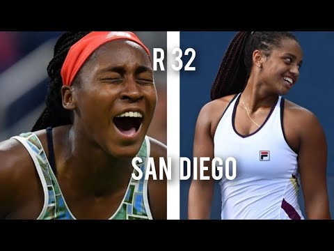 Coco Gauff VS Robin Montgomery | WTA San Diego Open 2022 | Round of 32