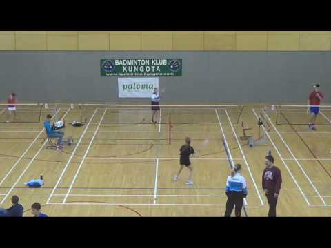 Badminton Kungota TV 5.3.2017 Špela Alič - Maja Koman