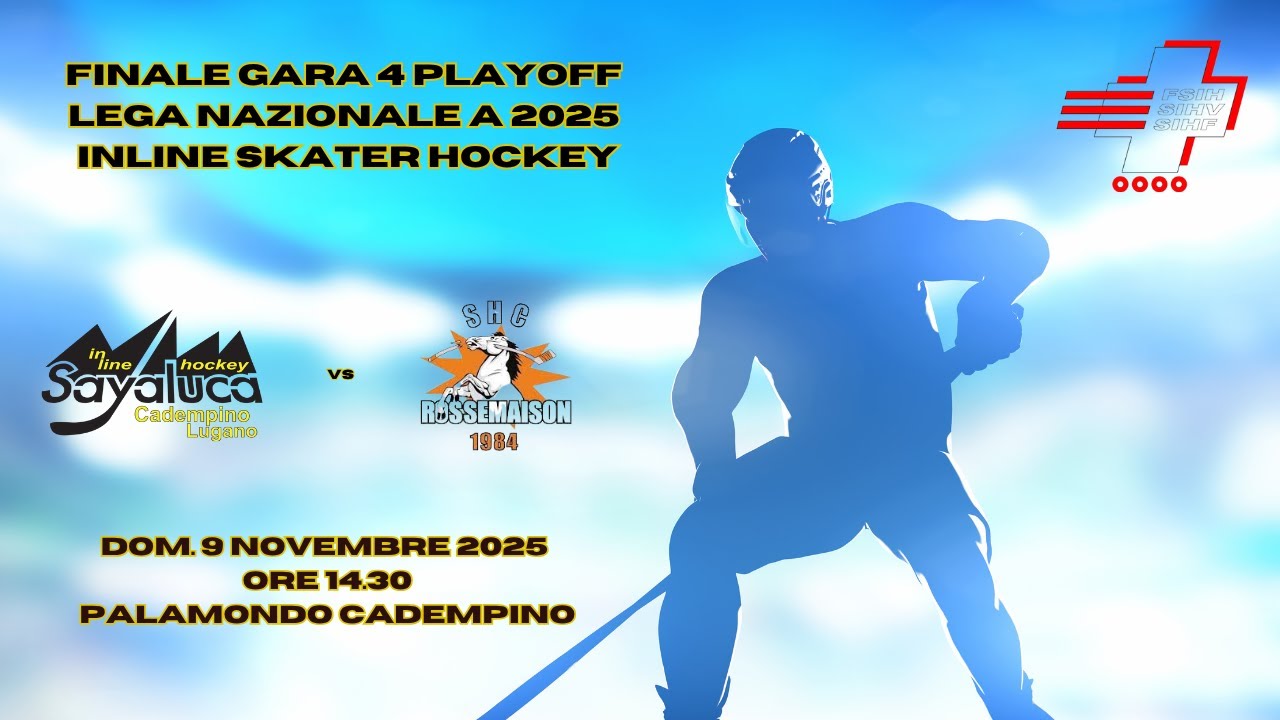IHC Sayaluca Cadempino - Lugano vs SHC Rossemaison