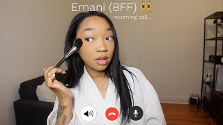 GRWM like we're bffs on Facetime | lets vent, do our makeup & chit chat about life📱🫶🏽