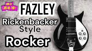 Video thumbnail for FAZLEY FRC618BK SEMI ACOUSTIC  A RICKENBAKER ON A BUDGET by Budget Guitar Show