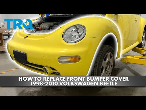 How to Replace Front Bumper Cover 1998-2010 Volkswagen Beetle