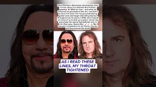 David Ellefson's farewell: “If it weren't for Ace Frehley, I wouldn't be here”