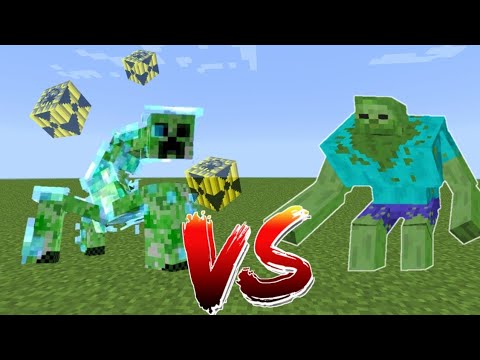 MUTANT Creeper vs MUTANT zombie