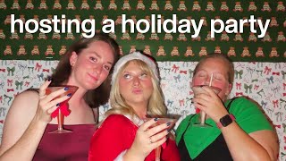 I Hosted a Christmas Party & Everything Was Chaotic | Vlogmas 🎄