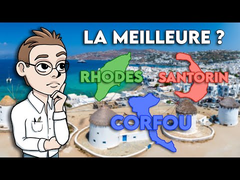 QUELLE EST LA MEILLEURE ÎLE DE GRÈCE ? (Santorin, Crète, Corfou...)