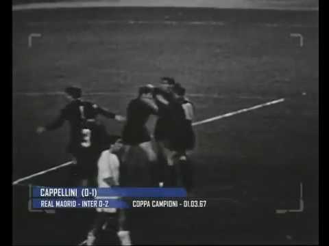 ECC 1966-67. Quarter-finals. Real Madrid - Inter. Highlights.