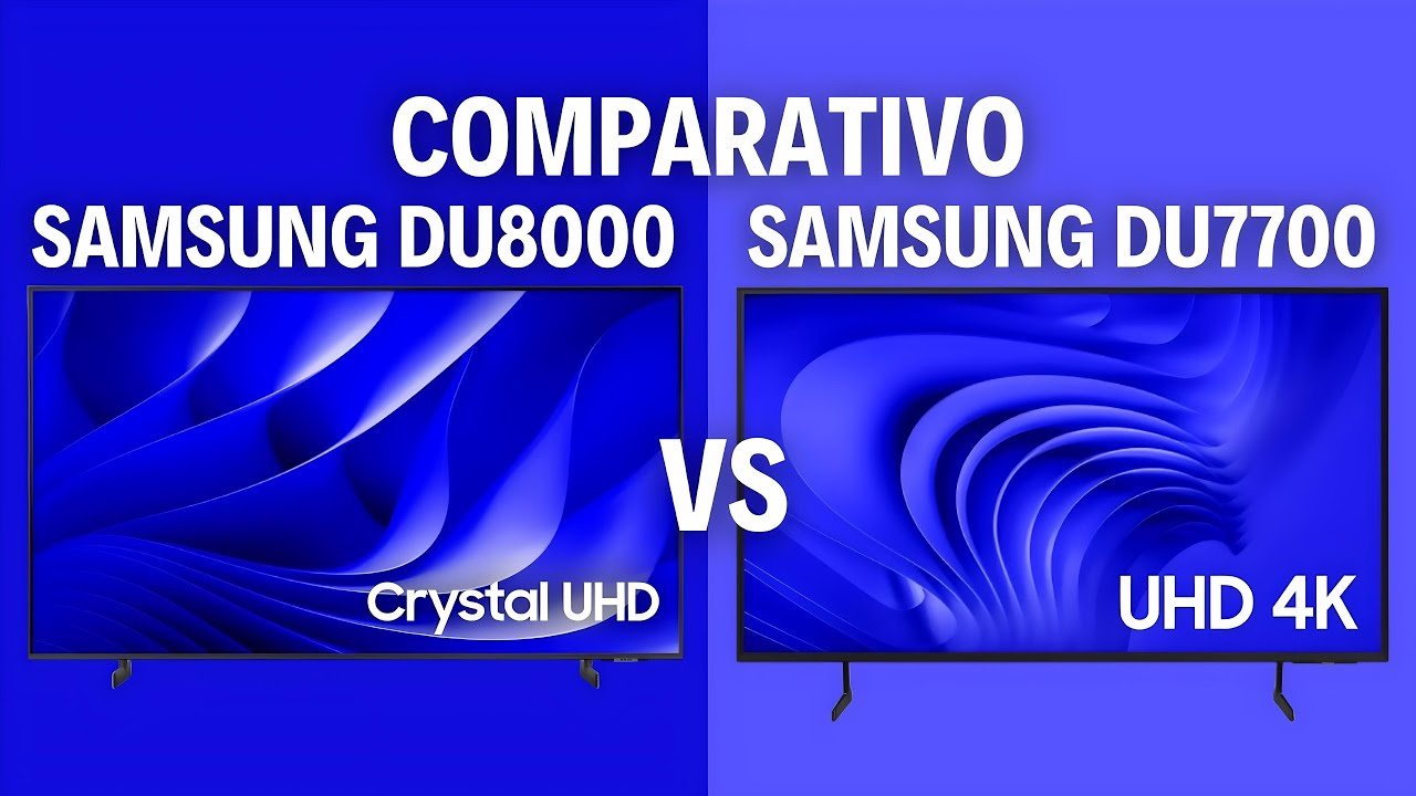 DU8000 VS DU7700 | QUAL A MELHOR TV DE ENTRADA 4K DA SAMSUNG EM 2024?