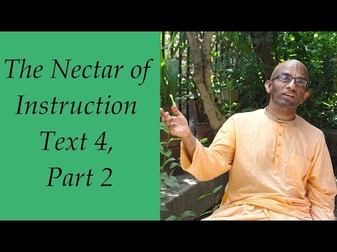 Bhakti Shastri (033) - The Nectar of Instruction Text 4, Part 2