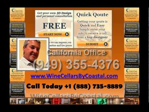 Custom Wine Cellars California Coastal Coto De Caza Falcon Ridge Project