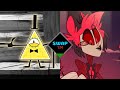 BILL CIPHER ALASTOR Pilot VOICE SWAP Gravity Falls Hazbin Hotel
