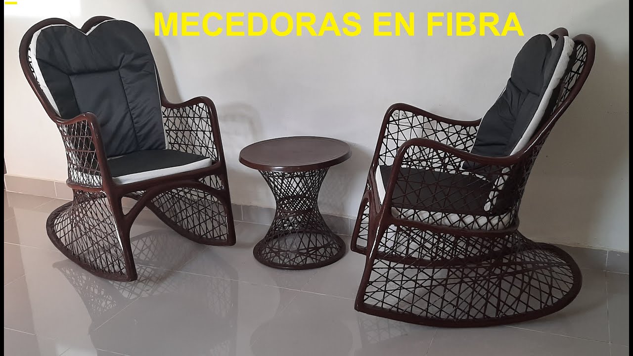 Mecedoras en fibra de vidrio