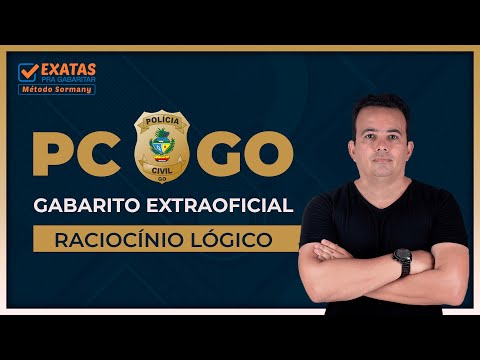 PC GO | Gabarito Extraoficial - Raciocínio Lógico