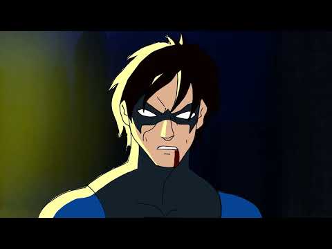 Nightwing  defeats Deathstroke short animation (undisputed 3 style)