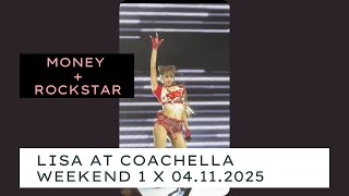 Download lagu MONEY / ROCKSTAR - LISA AT COACHELLA 2025 WEEKEND 1 FANCAM - 04.11.25 mp3