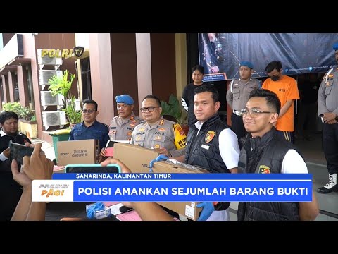 POLRESTA SAMARINDA UNGKAP KASUS PENCURIAN DI BAWASLU SAMARINDA