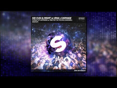 Kid Cudi vs VINAI x Carnage - Pursuit Of Happiness vs Time For The Techno (Hardwell Mashup)