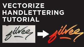 Tutorial: How to Easily Vectorize Hand Lettering for Beginners | Adobe Photoshop