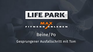 Training mit Tom 01 – Beine/Po – Gesprungener Ausfallschritt